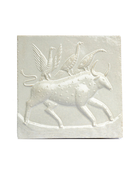 Tarvos Trigaranus (Bull) (Handmade Tile)
