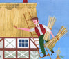 The Basket Weavers (Original Framed Collage)