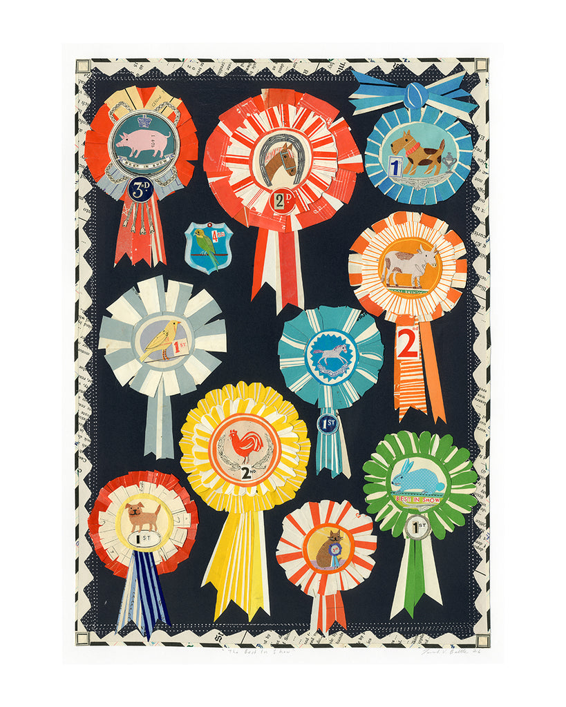 The Best in Show (Original Collage Framed)