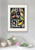 The Bird Table (Original Collage Framed)