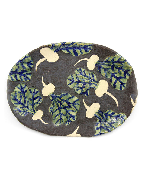 The Dancing Turnips (Handmade Plate)