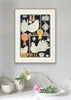 The Dove Fancier (Original Collage Framed)