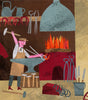 The Farrier (Original Framed Collage)