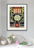 The Formal Garden (Original Collage Framed)