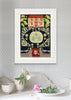 The Formal Garden (Original Collage Framed)