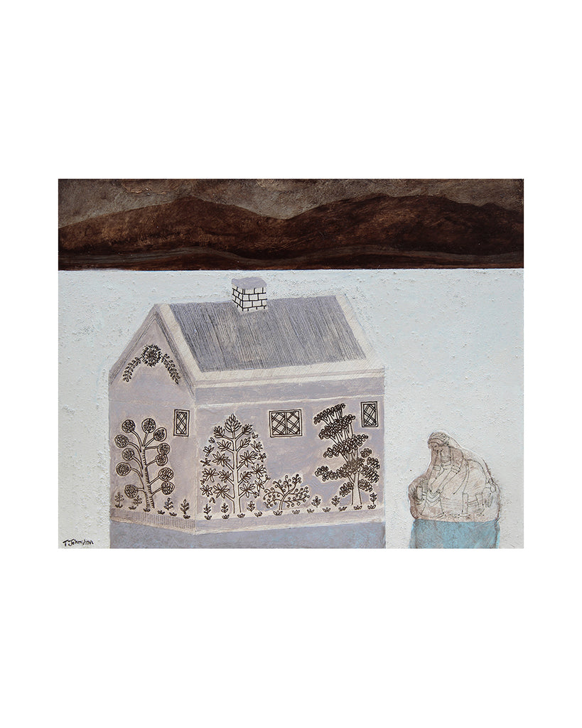 The Illustrated House (Original Framed Painting)