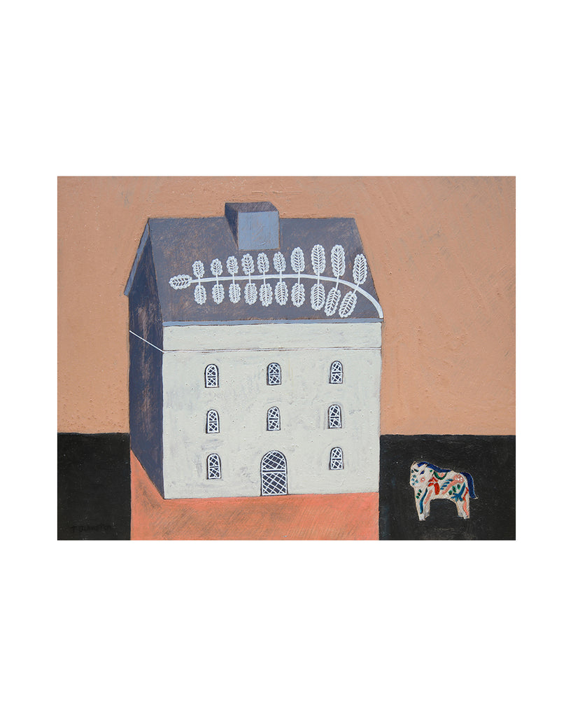 The Illustrator's House (Original Framed Painting)