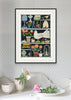 The Model Garden (Original Collage Framed)