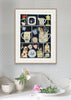 The Ornamental Garden Shelves (Original Collage Framed)