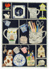 The Ornamental Garden Shelves (Original Collage Framed)