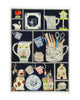 The Ornamental Garden Shelves (Original Collage Framed)