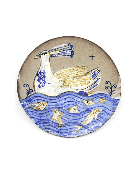 The Orphan Bird (Handmade Plate)