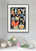 The Poultry Collector (Original Collage Framed)
