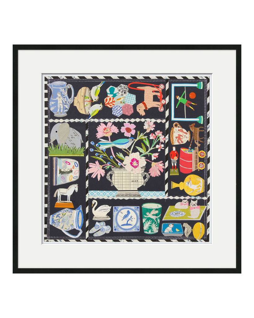 The Quilt of SVB (Original Collage Framed)