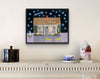 The Stargazer's Cottage (Original Framed Painting)