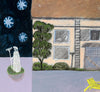 The Stargazer's Cottage (Original Framed Painting)