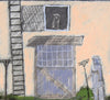 The Stargazer's Cottage (Original Framed Painting)