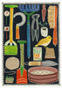 The Tools of the Garden (Original Collage Framed)