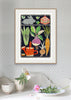 The Vegetable Garden (Original Collage Framed)