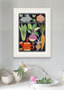 The Vegetable Garden (Original Collage Framed)