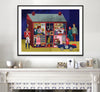 The Visitors (Original Framed Collage)