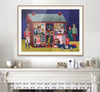 The Visitors (Original Framed Collage)
