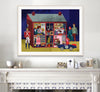 The Visitors (Original Framed Collage)