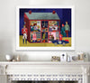 The Visitors (Original Framed Collage)