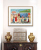 The Yarn-Dyers (Original Framed Collage)