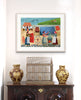 The Yarn-Dyers (Original Framed Collage)