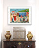 The Yarn-Dyers (Original Framed Collage)
