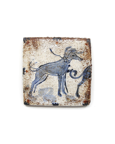 Three Dog Pack (Handmade Tile)