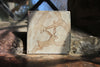 Three Tapestry Hares (Handmade Tile)