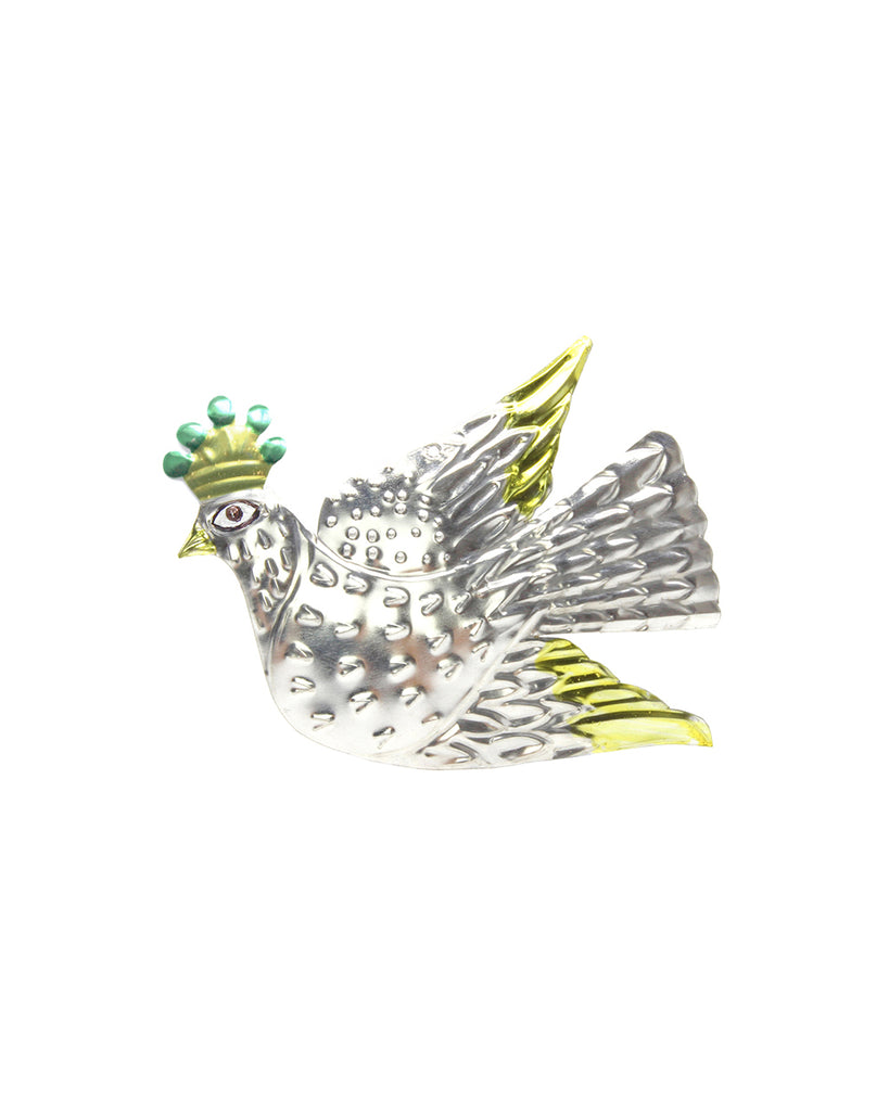 Tin Decoration Jewelled Dove
