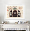 Trifold Doll (Original Framed Painting)