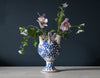 Tulip Vase (Cobalt Blue Garland)