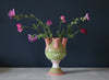 Tulip Vase (Green & Pink Garland)