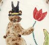 Tulips & Bears (Handmade Plate)