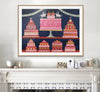 Twelfth Night Celebrations (Original Framed Collage)
