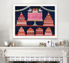 Twelfth Night Celebrations (Original Framed Collage)