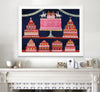 Twelfth Night Celebrations (Original Framed Collage)