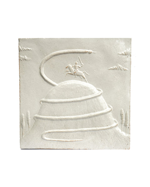 Lambton Worm (Handmade Tile)