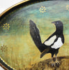 Pair of Magpies (Hand Painted Tray)
