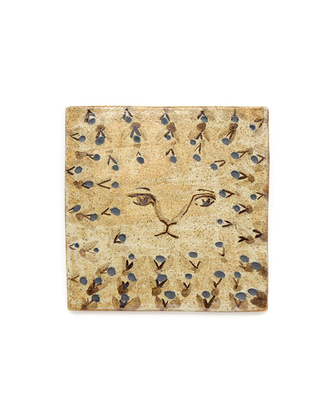 Whimsical Medieval Lion II (Handmade Tile)