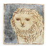 Whimsical Medieval Lion IV (Handmade Tile)