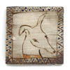 White Whippet I (Handmade Tile)