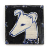 White Whippet II (Handmade Tile)