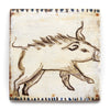 White Boar (Handmade Tile)