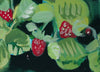 Wild Strawberry Potager (Original Oil Painting)