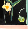 With Strawflowers, Achillea & Viola (Original Framed Painting)